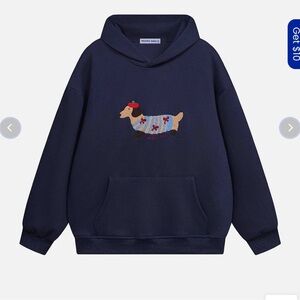 AELFRIC EDEN CARTOON DACHSHUND HOODIE